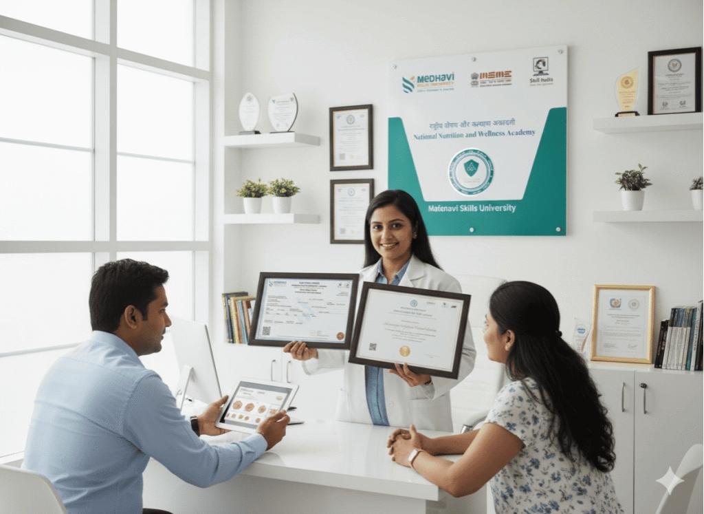 Professional Certification for Nutrition Academy Affiliation in India.